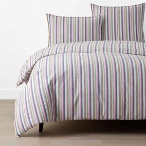 Yamika Stripe Duvet Cover - Multi, Full/Queen